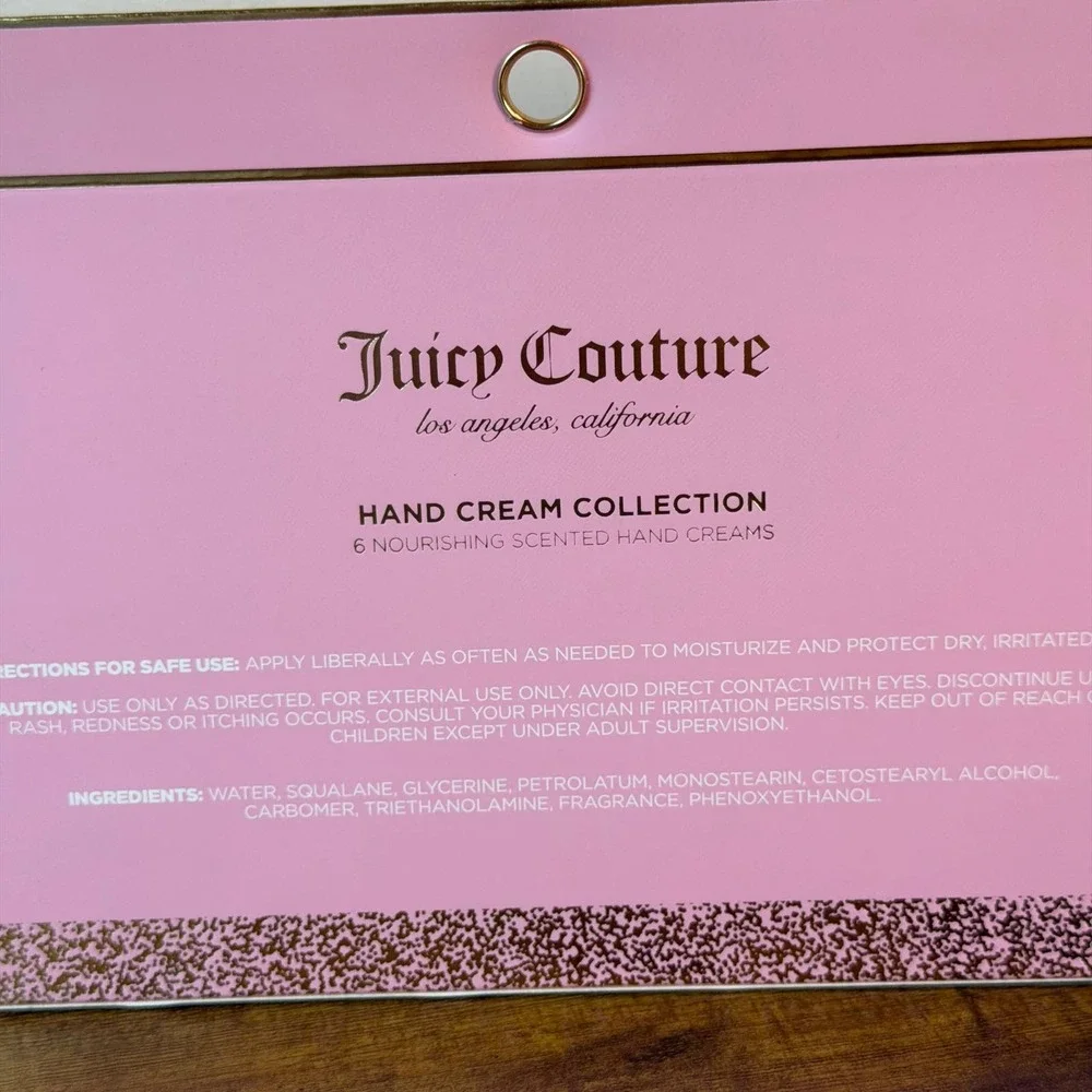 New Juicy Couture 6 pck Scented Fragrance Hand Lotions 35ml Skincare Vanilla